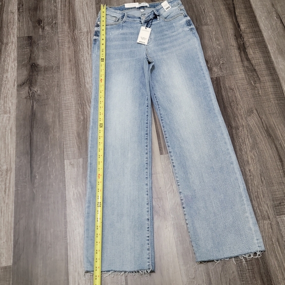 Judy Blue Light Blue High Rise Straight Leg Jeans - Picture 3 of 15